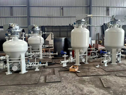 300t / H เฟสหนาแน่นปั๊มระบบลำเลียงผงนิวเมติกสำหรับถังซีเมนต์