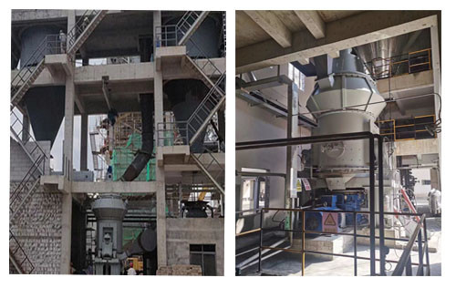 โรงงานปูนซีเมนต์โรงสีดิบแนวตั้งอาหาร OEM 4800mm 5100mm