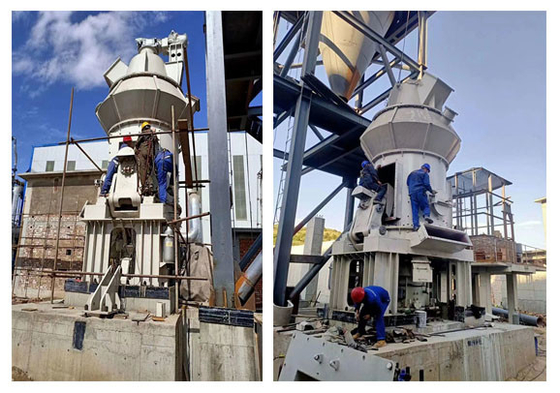 PLC เครื่องจักรโรงสีดิบซีเมนต์ VRM แนวตั้งอัตโนมัติ