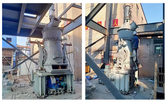 HVM แนวตั้งโรงสีดิบในโรงงานปูนซีเมนต์ใช้พลังงานต่ำ800kw