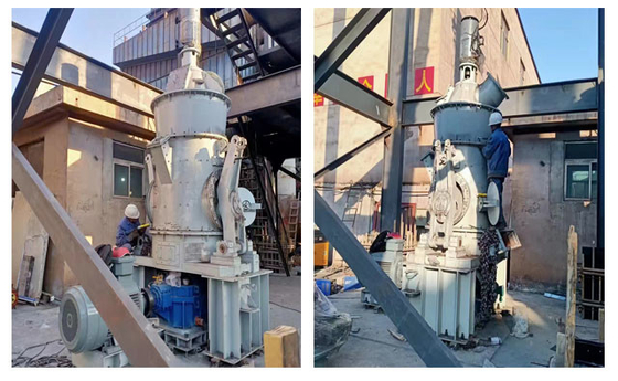 85-730T / H โรงสีลูกกลิ้งแนวตั้งซีเมนต์สำหรับวัตถุดิบถ่านหินควอตซ์บด