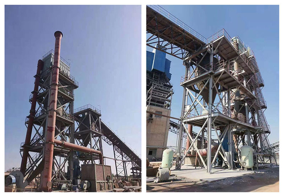 โรงสีบดตะกรันแร่แนวตั้ง 23T / H -220T / H