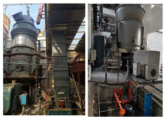 สายการผลิตที่สมบูรณ์ของเครื่องบดโดโลไมต์แนวตั้ง OEM