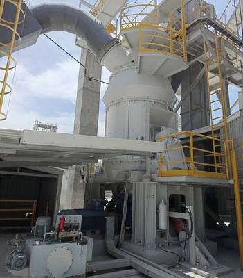 อุปกรณ์บดหินปูนความจุสูง 60t/H ประหยัดพลังงาน สิ้นเปลืองน้อย