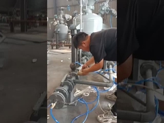 อุปกรณ์ปั๊มส่งอากาศขนาดใหญ่ ถังขนส่งระยะหนา